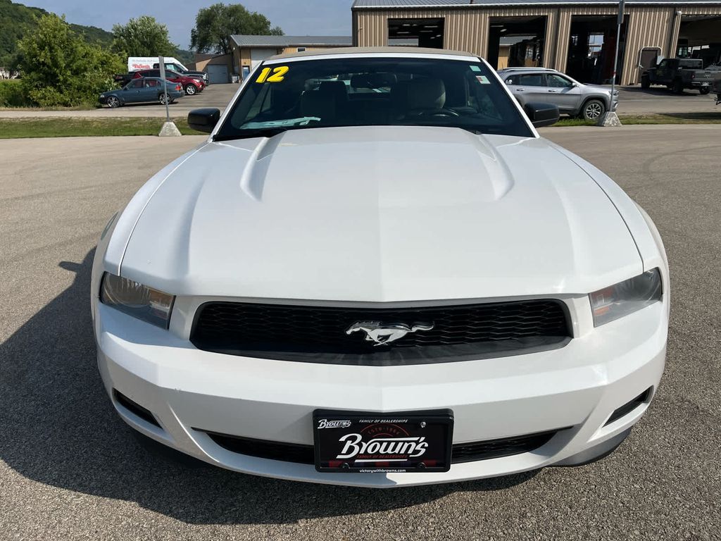 Used 2012 Ford Mustang V6 Premium with VIN 1ZVBP8EM9C5279421 for sale in Guttenberg, IA
