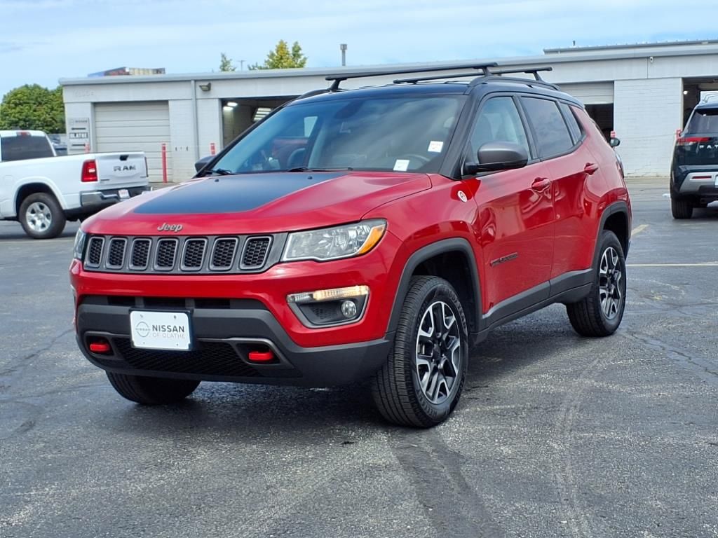 Used 2020 Jeep Compass Trailhawk with VIN 3C4NJDDB8LT105768 for sale in Kansas City