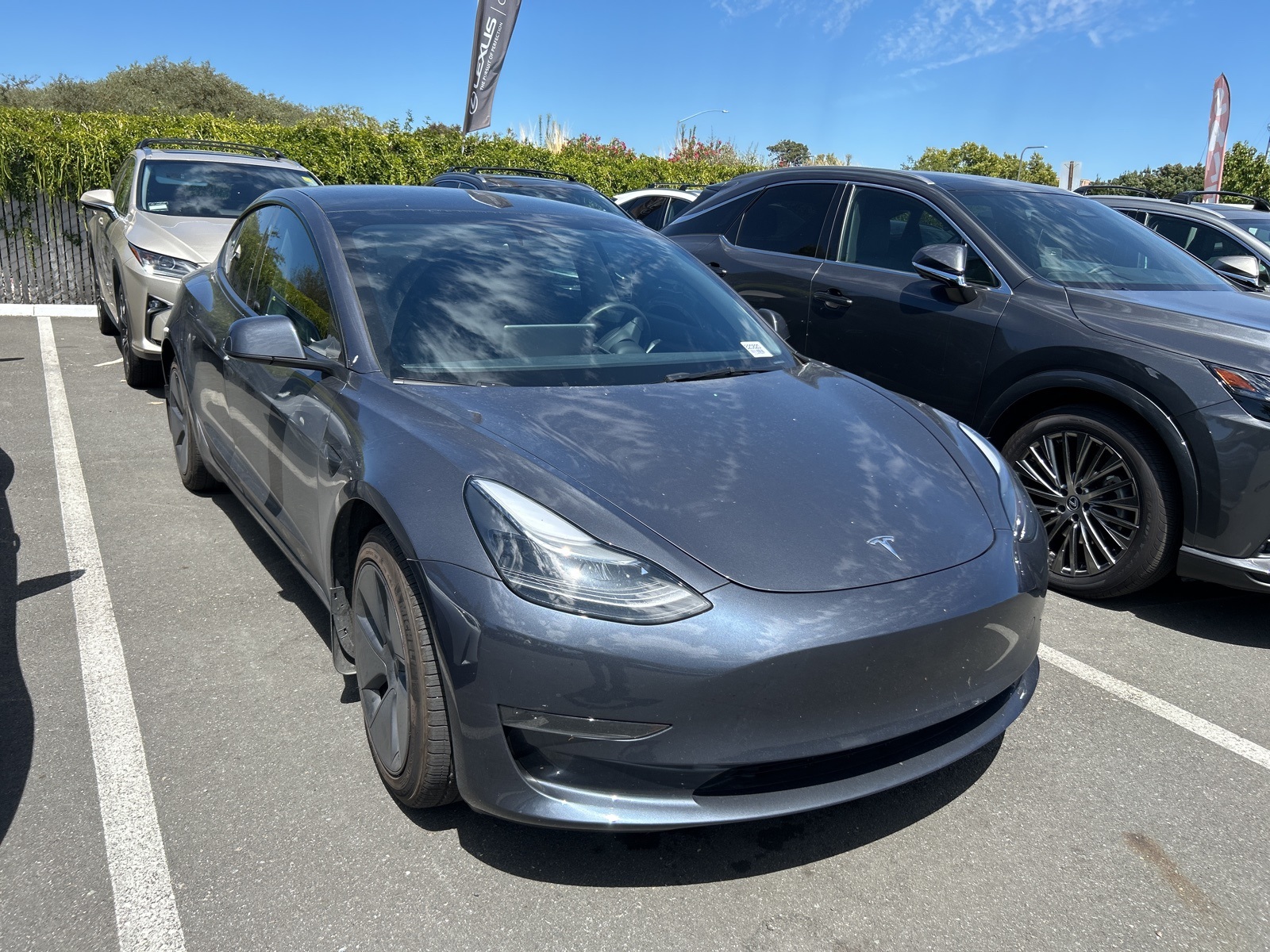 Used 2023 Tesla Model 3 Base with VIN 5YJ3E1EA0PF556679 for sale in Concord, CA