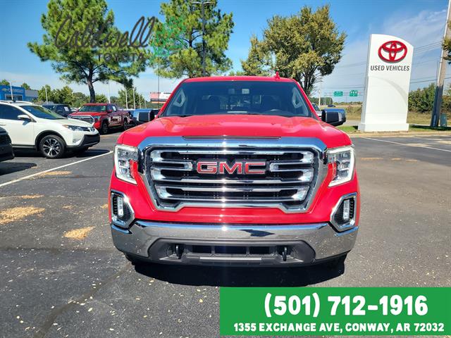 Used 2021 GMC Sierra 1500 SLT with VIN 3GTU9DET0MG367824 for sale in Little Rock