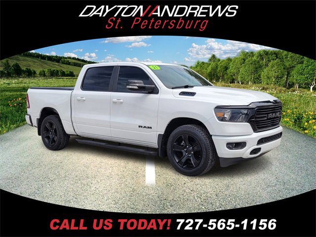 Certified Used 2021 Bright White Clearcoat Ram Big Horn image 1