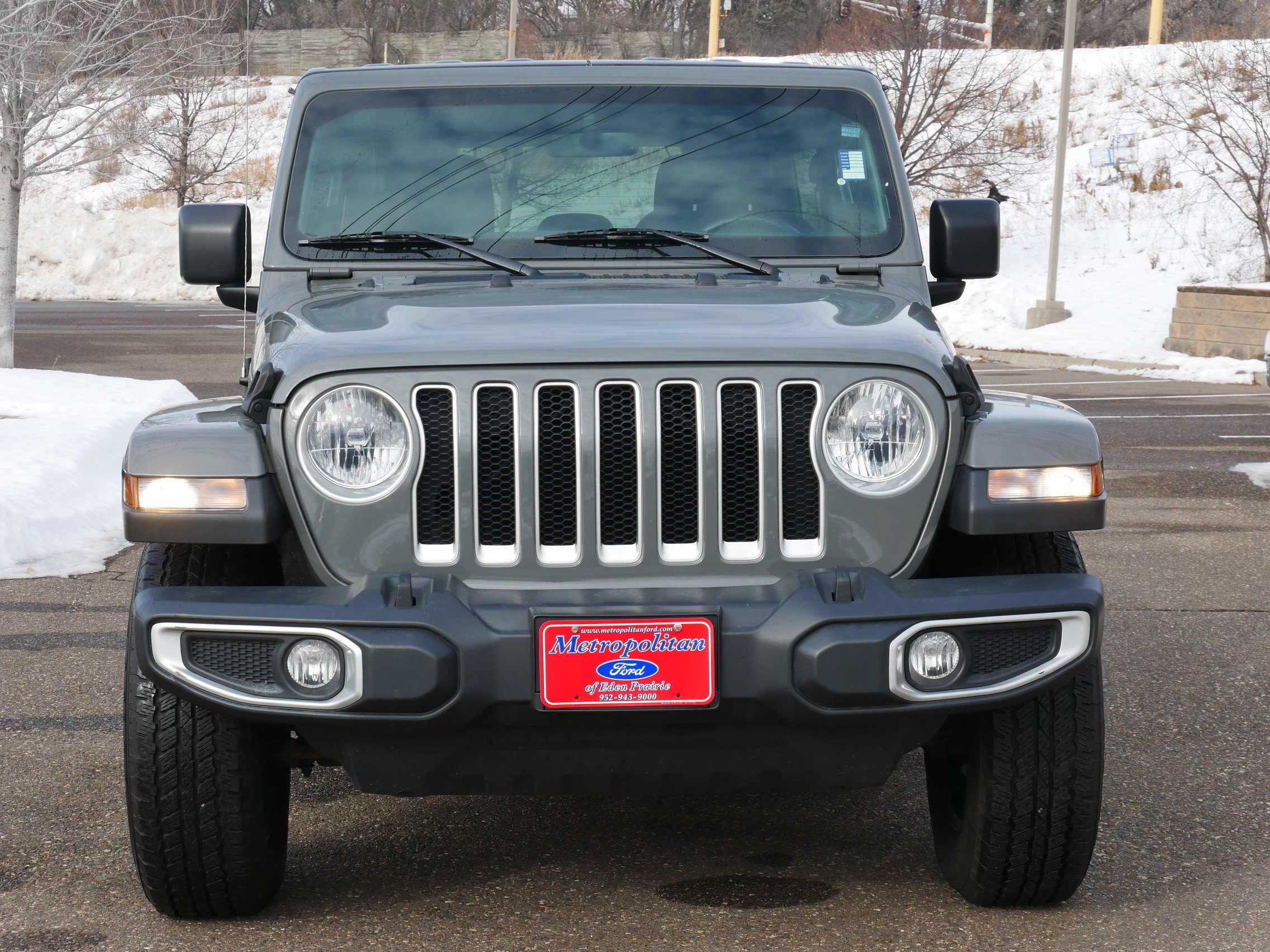 Used 2019 Jeep Wrangler Unlimited Sahara with VIN 1C4HJXEG7KW578742 for sale in Eden Prairie, Minnesota