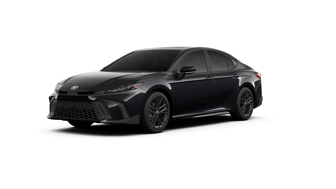 New 2025 Midnight Black Metallic Toyota SE image 1