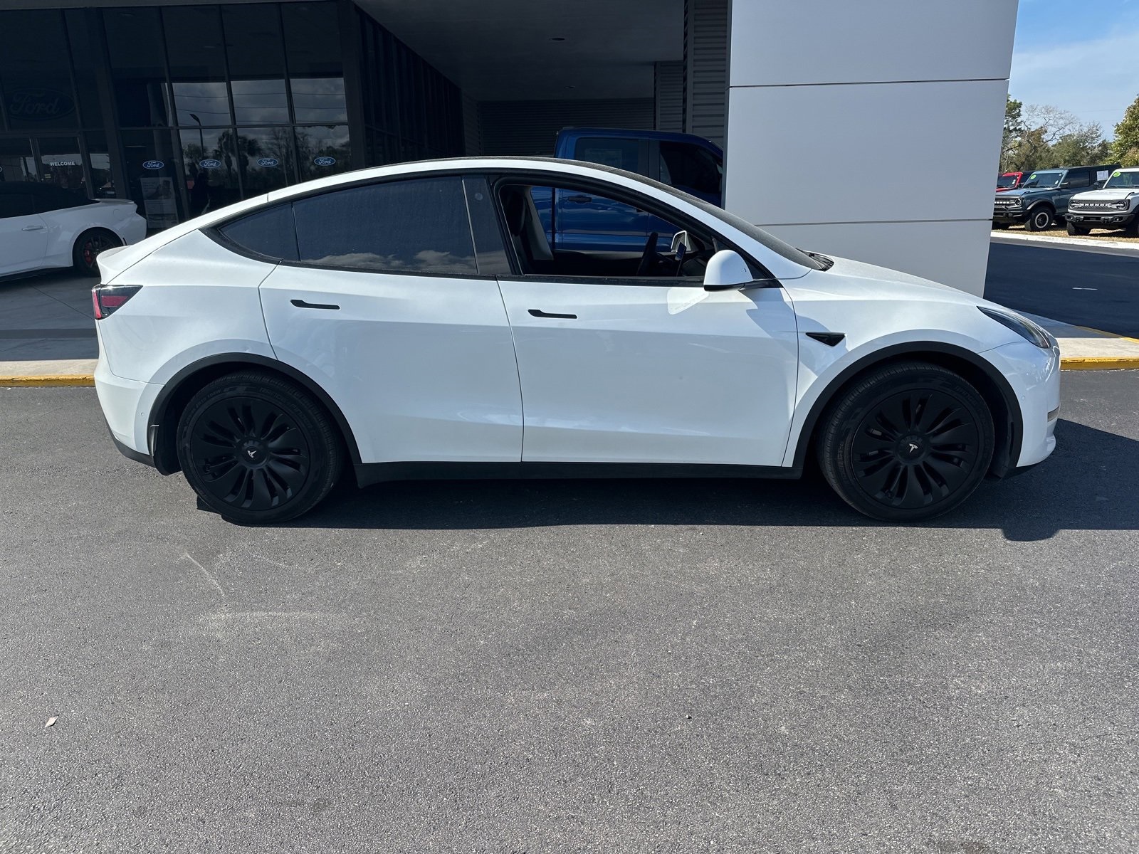 Used 2021 Tesla Model Y Standard Range with VIN 5YJYGAED1MF116539 for sale in Spring Hill, FL