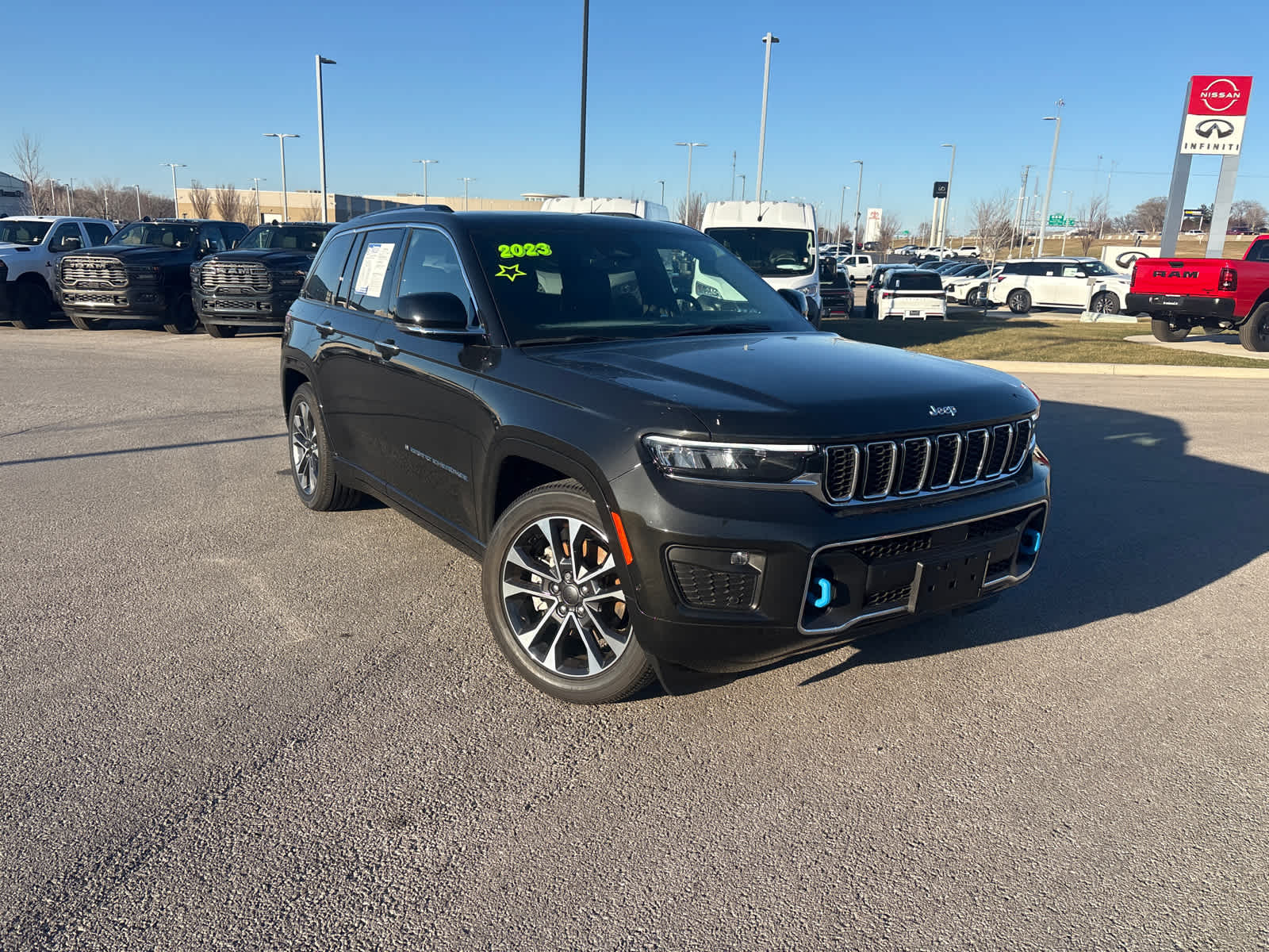 Used 2023 Jeep Grand Cherokee Overland 4xe with VIN 1C4RJYD67PC633766 for sale in Kansas City