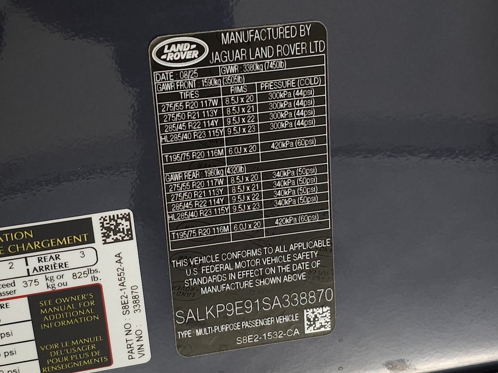 2025 LAND ROVER RANGE ROVER - Image 40