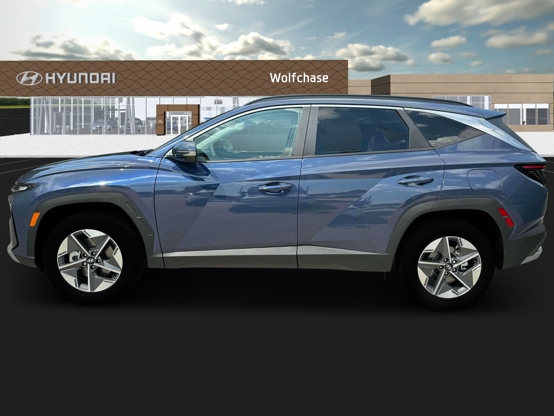 New 2025 Blue Hyundai SEL Convenience AWD image 3