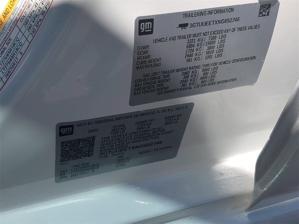 2022 Gmc Sierra 1500 AT4 photo 32
