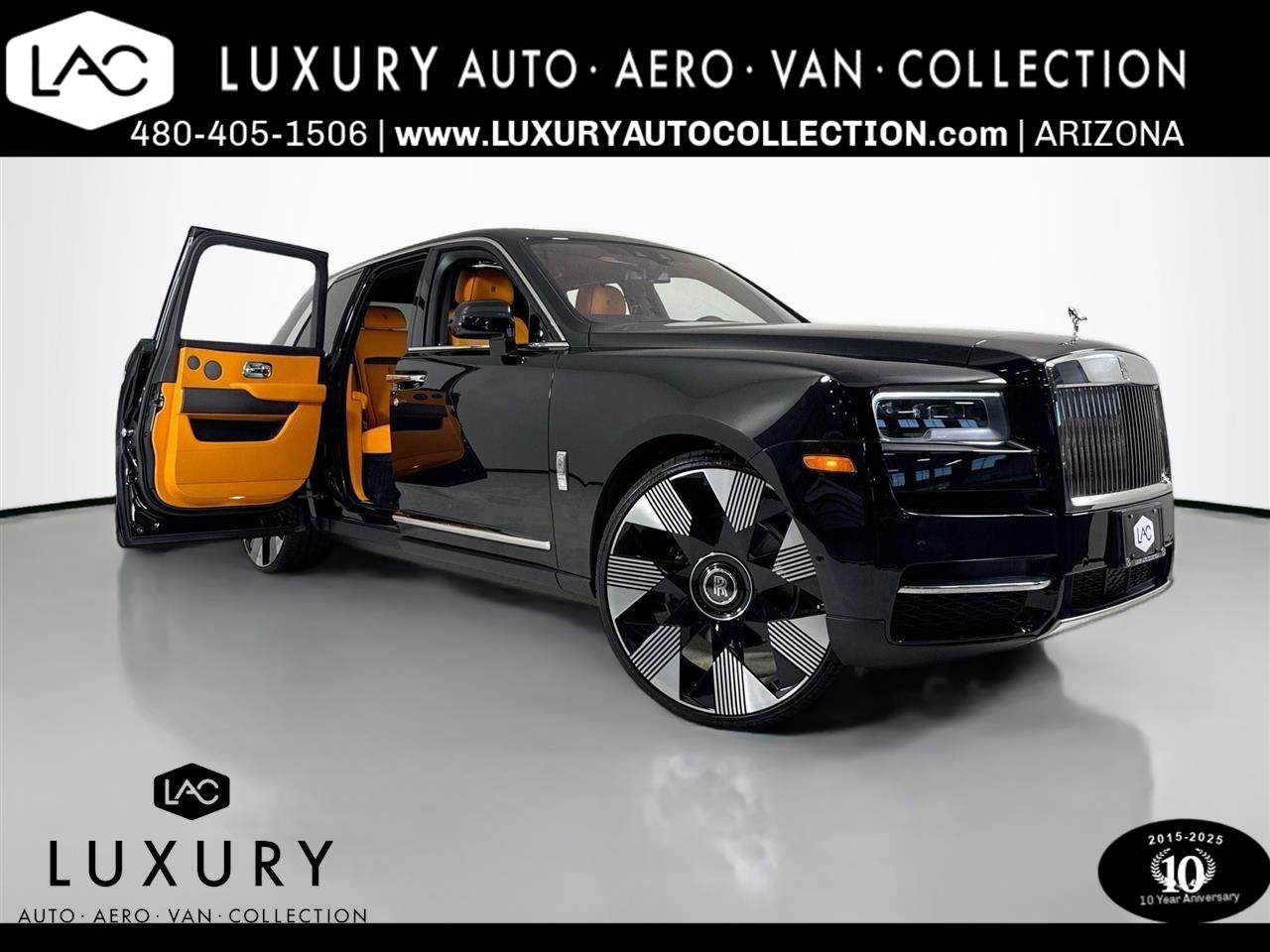 Used 2023 Black Diamond Rolls-Royce One Owner * ONLY 250 Miles Like New * 26 AG Lux Wheels image 1