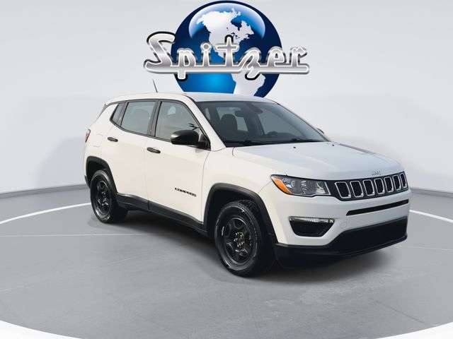 Used 2018 Jeep Compass Sport with VIN 3C4NJCAB9JT151704 for sale in McMurray, PA