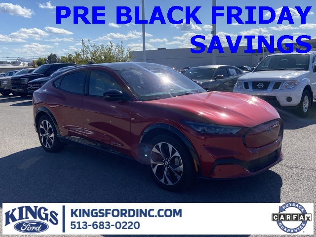 Certified 2021 Ford Mustang Mach-E Premium AWD with VIN 3FMTK3SU7MMA00472 for sale in Cincinnati, OH