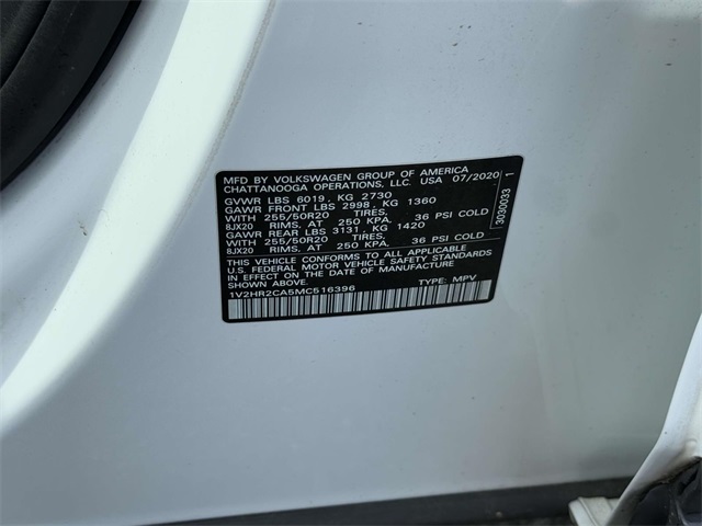 2021 Volkswagen Atlas V6 SE Technology photo 31