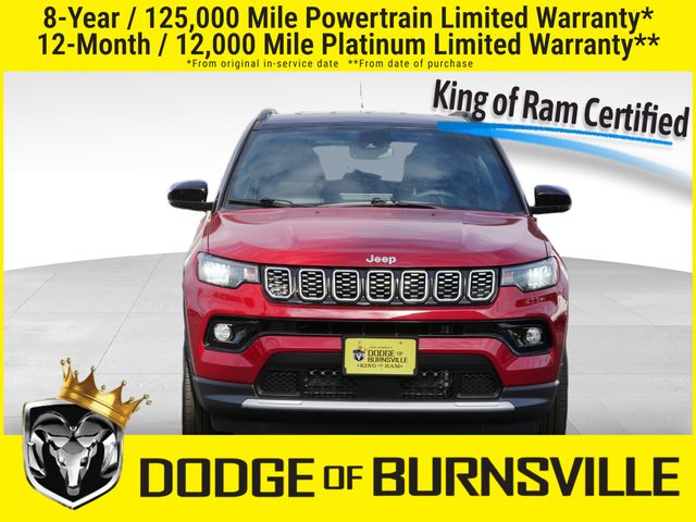 Used 2024 Jeep Compass Limited with VIN 3C4NJDCN2RT159412 for sale in Burnsville, Minnesota