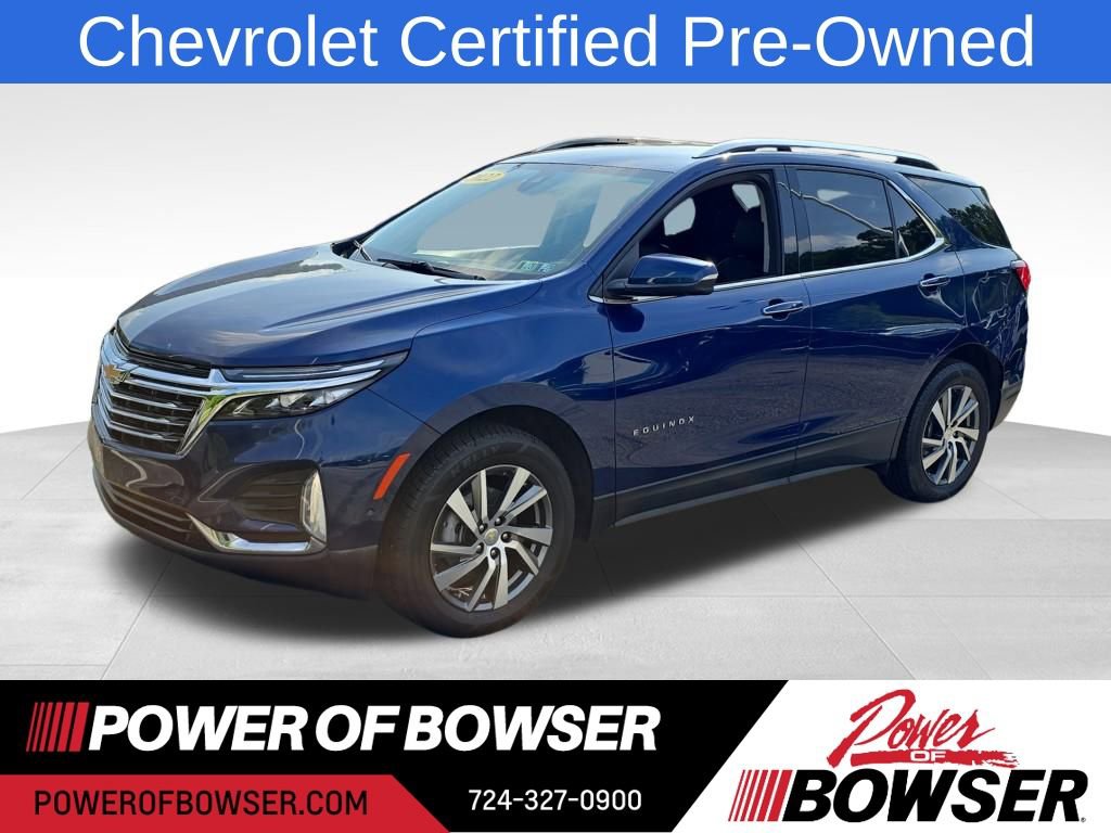 Certified Used 2022 Blue Glow Metallic Chevrolet Premier image 1
