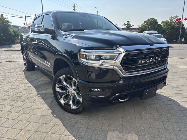 Used 2022 Diamond Black Crystal Pearlcoat Ram Limited image 1