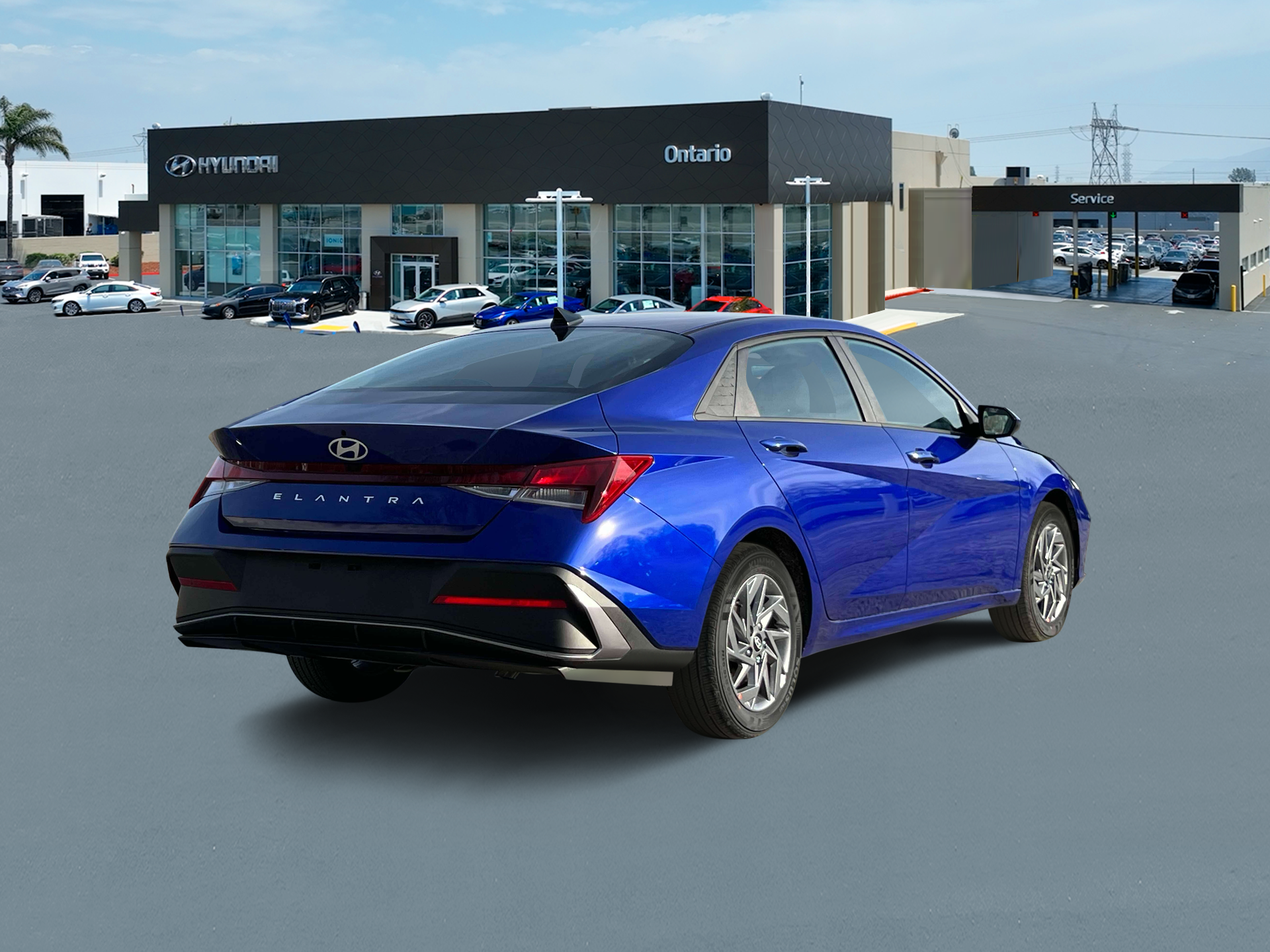 New 2024 Intense Blue Hyundai SEL image 7