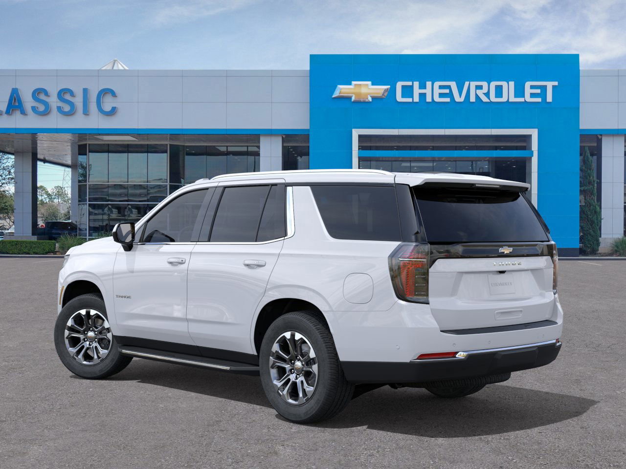 2025 Chevrolet Tahoe LS White at Classic Elite Chevrolet Sugar Land