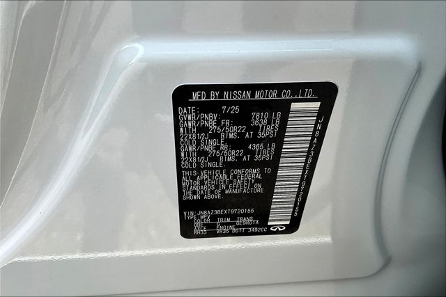 2026 Infiniti QX80 Luxe photo 36