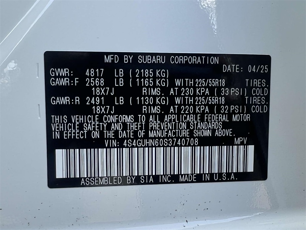 2025 Subaru Crosstrek Limited photo 12