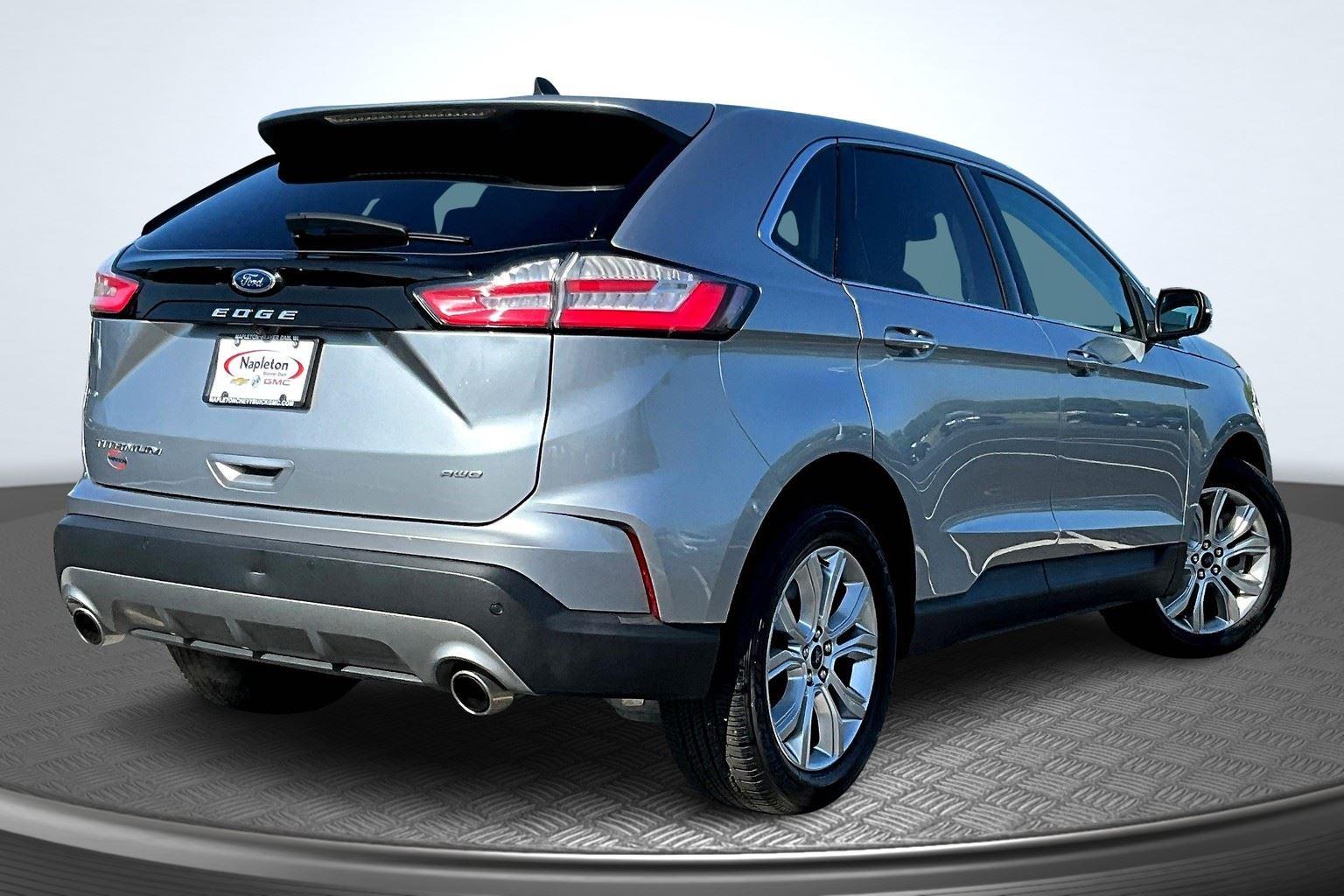 Used 2022 Ford Edge Titanium with VIN 2FMPK4K92NBA54591 for sale in Beaver Dam, WI