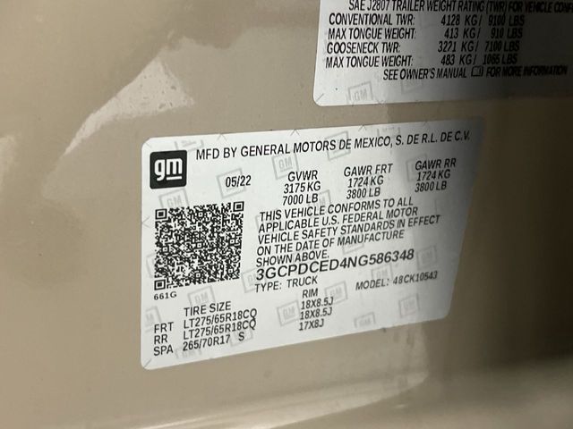 2022 Chevrolet Silverado 1500 Custom Trail Boss photo 3