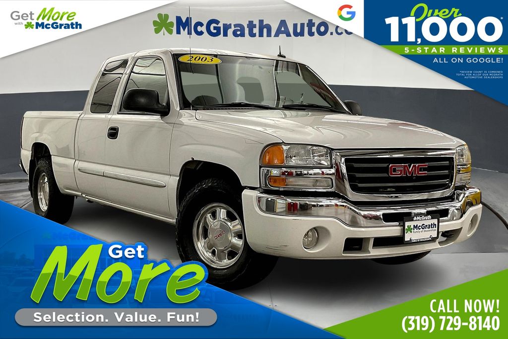 Used 2003 GMC Sierra 1500 Standard with VIN 2GTEC19T031134984 for sale in Iowa City, IA