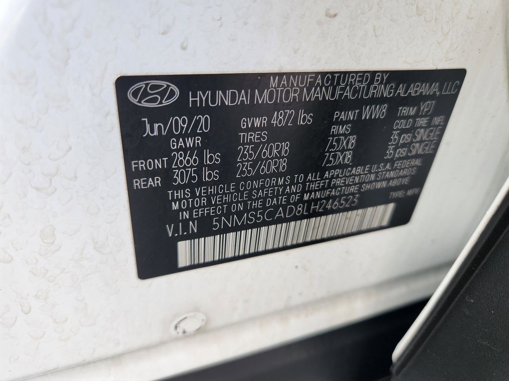 2020 Hyundai Santa Fe Limited photo 26