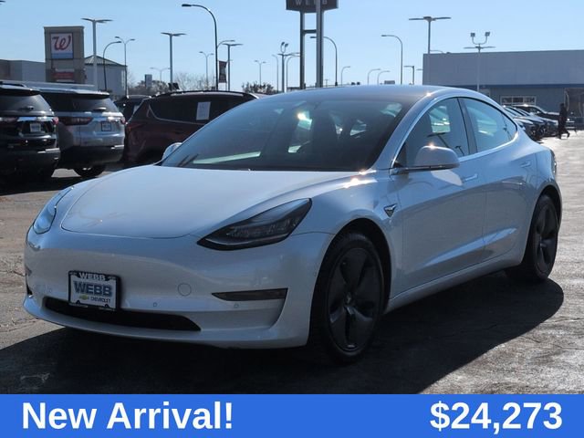 Used 2020 Tesla Model 3 Base with VIN 5YJ3E1EB5LF665092 for sale in Oak Lawn, IL