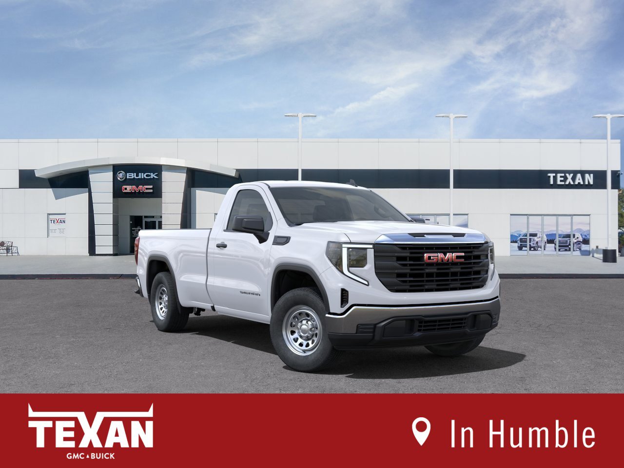 New 2024 GMC Sierra 1500 Pro Regular Cab in Humble G12027 Texan GMC