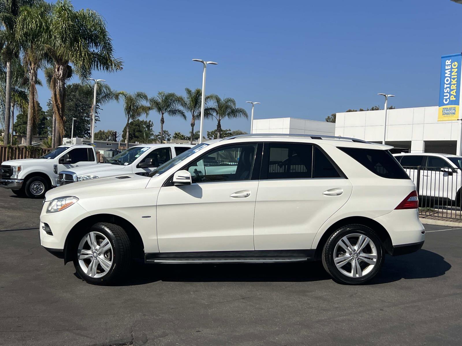 Used 2012 Mercedes-Benz M-Class ML350 with VIN 4JGDA5HB8CA020069 for sale in Huntington Beach, CA