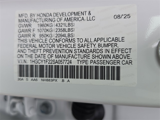 2025 Honda Accord 1.5T LX photo 31