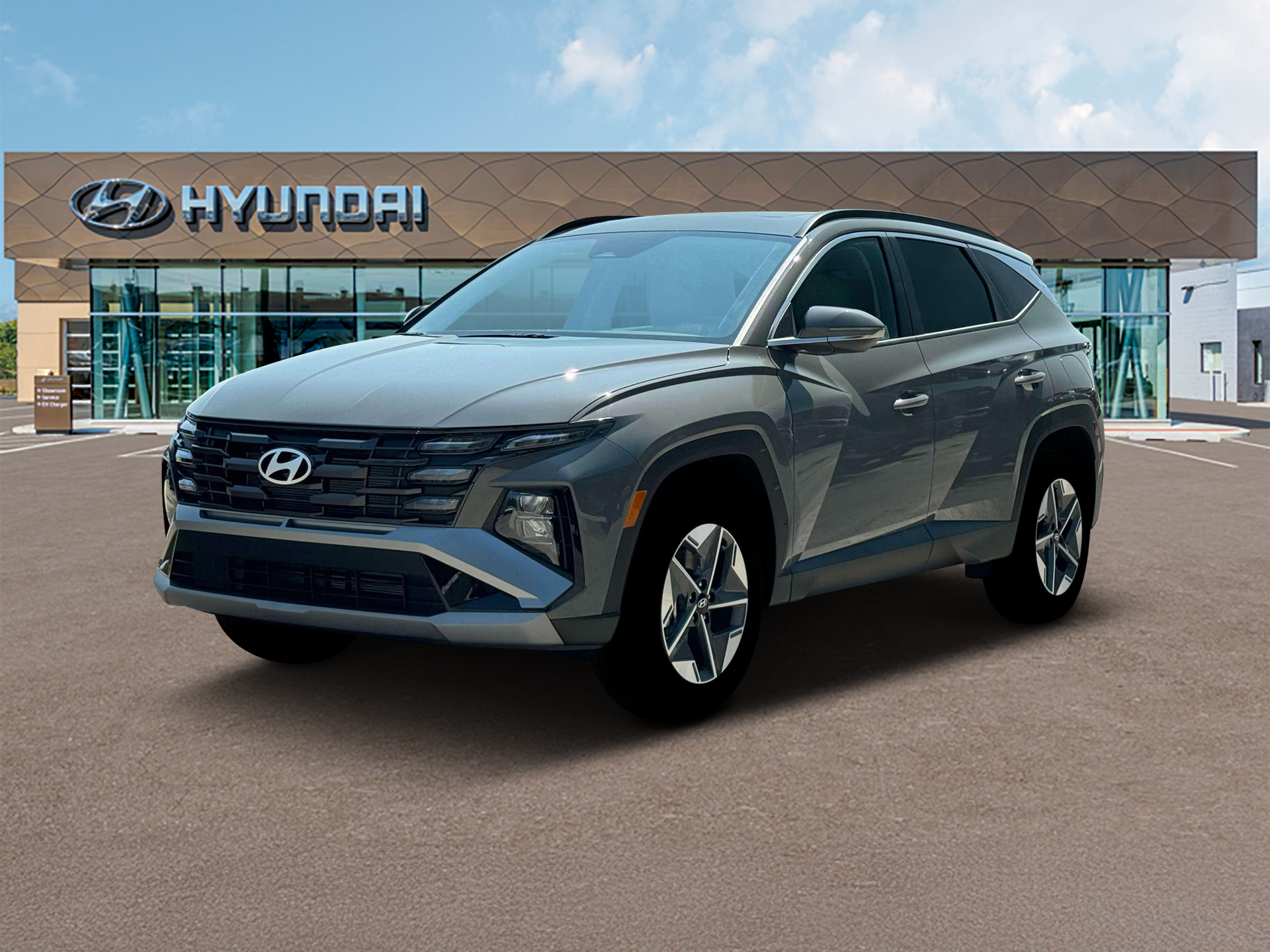 New 2025 Gray Hyundai SEL Convenience AWD image 1