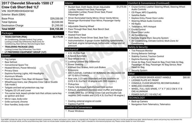 2017 Chevrolet Silverado 1500 LT's photo