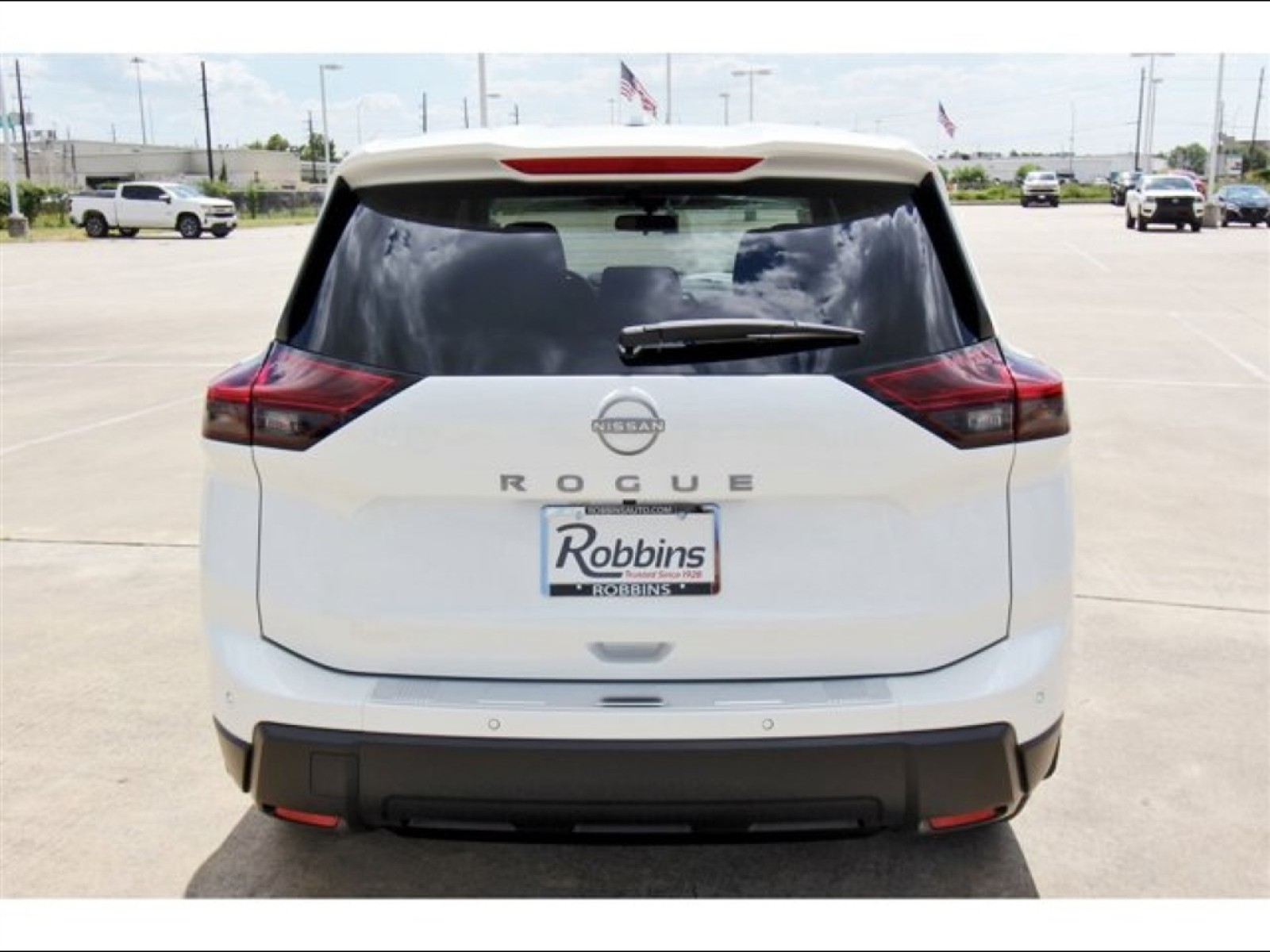 2026 Nissan Rogue SV White at Robbins Nissan