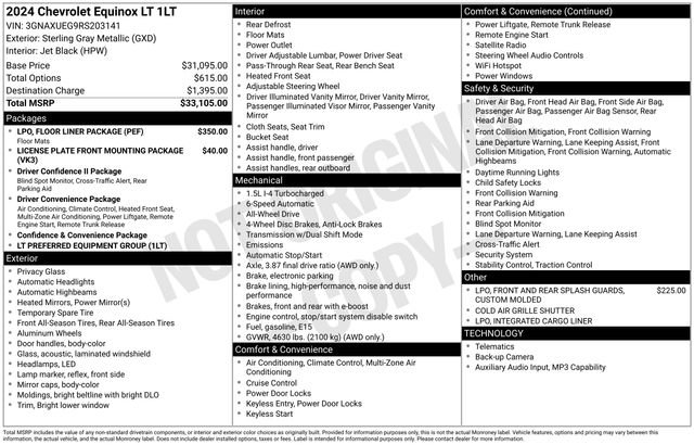 2024 Chevrolet Equinox LT's photo