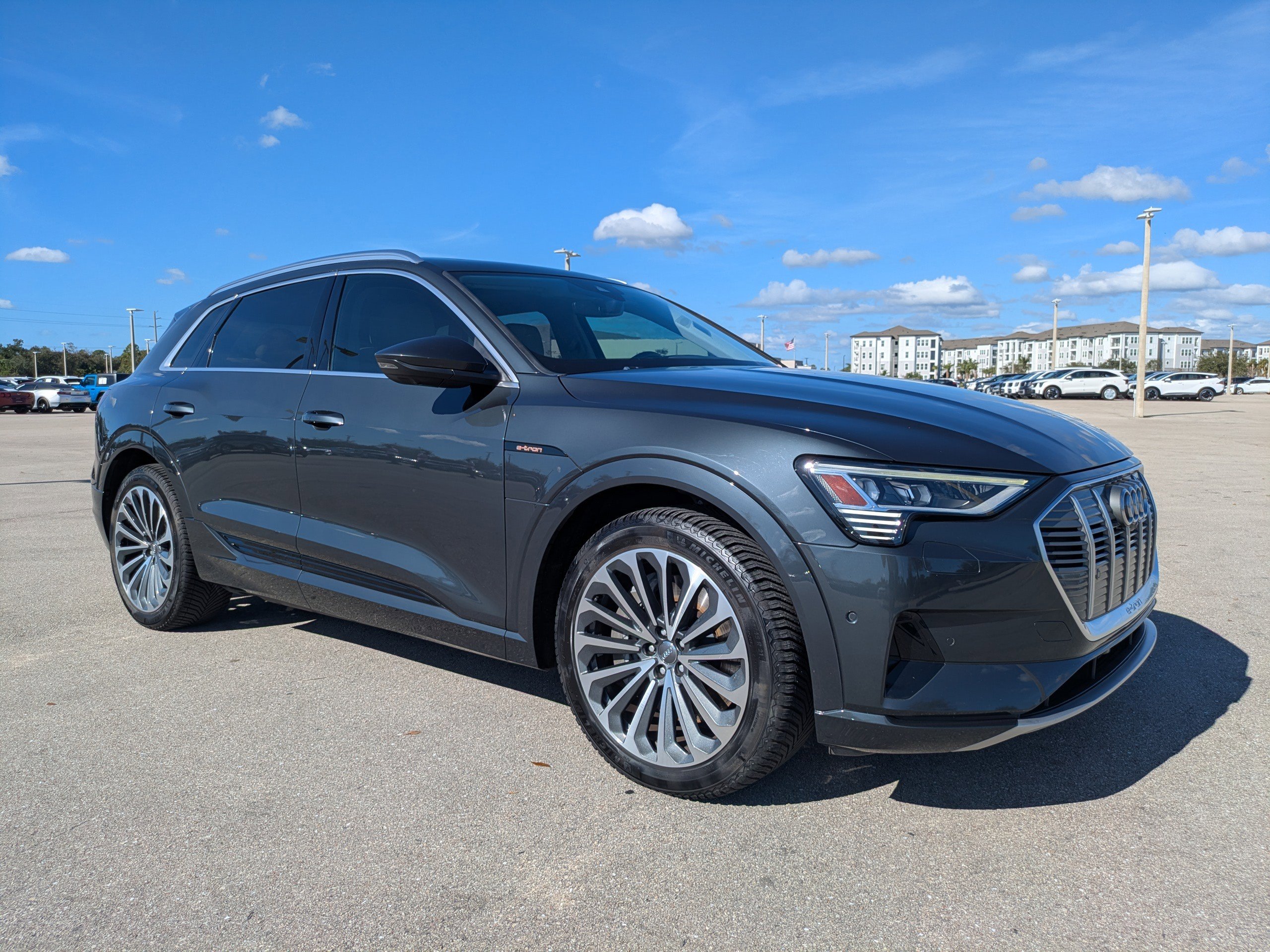 Used 2019 Audi e-tron Prestige with VIN WA1VABGE6KB008718 for sale in Port Charlotte, FL