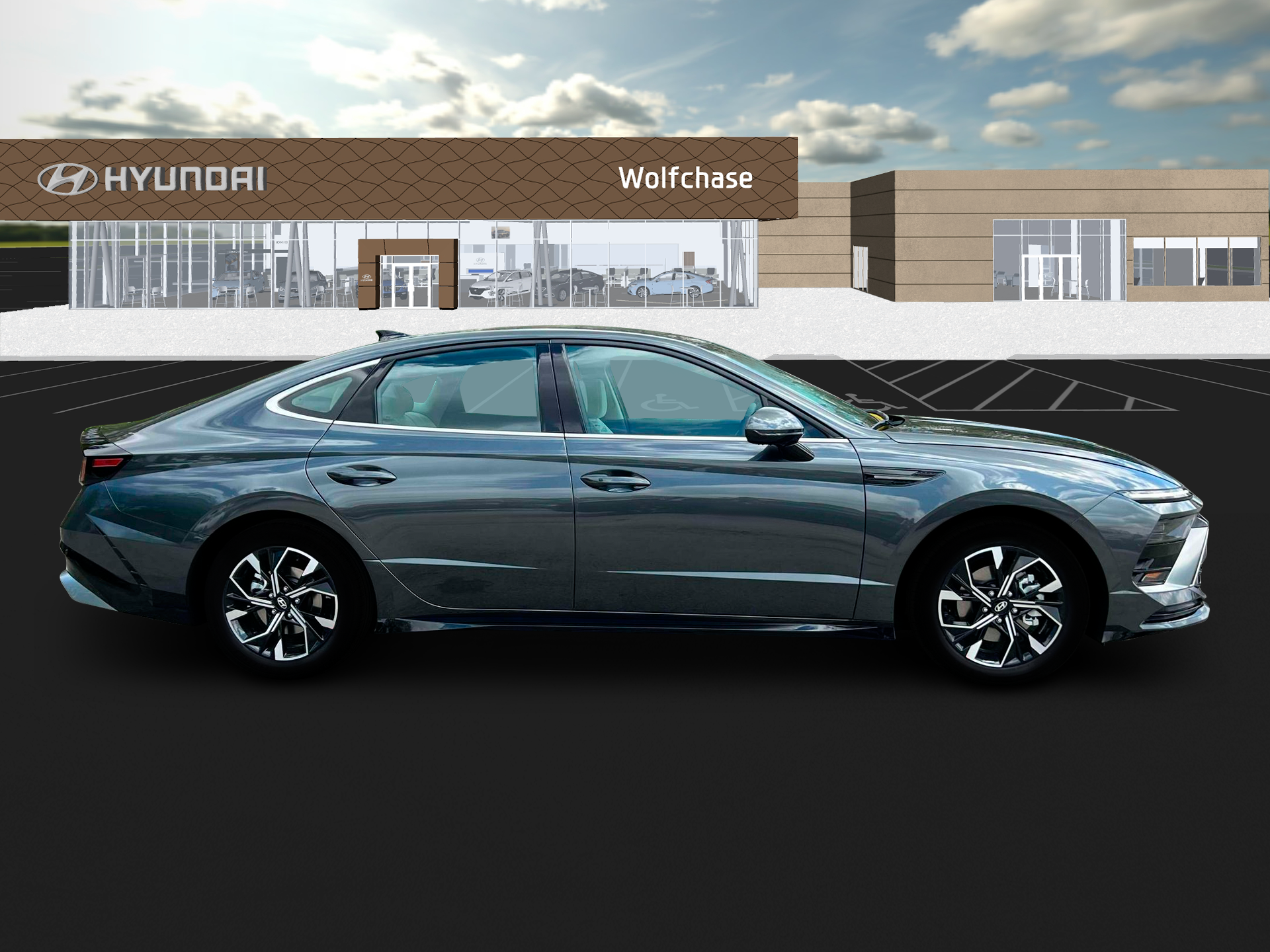 New 2025 Gray Hyundai SEL image 9