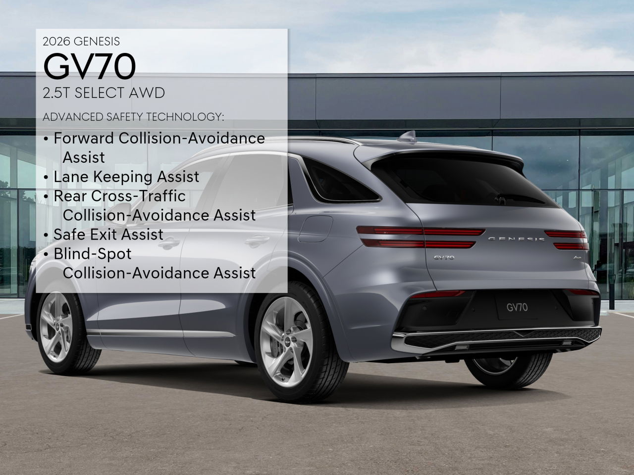 2026 Genesis GV70 2.5T Select photo 5