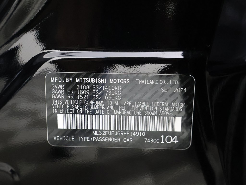 2024 Mitsubishi Mirage G4 LE photo 40