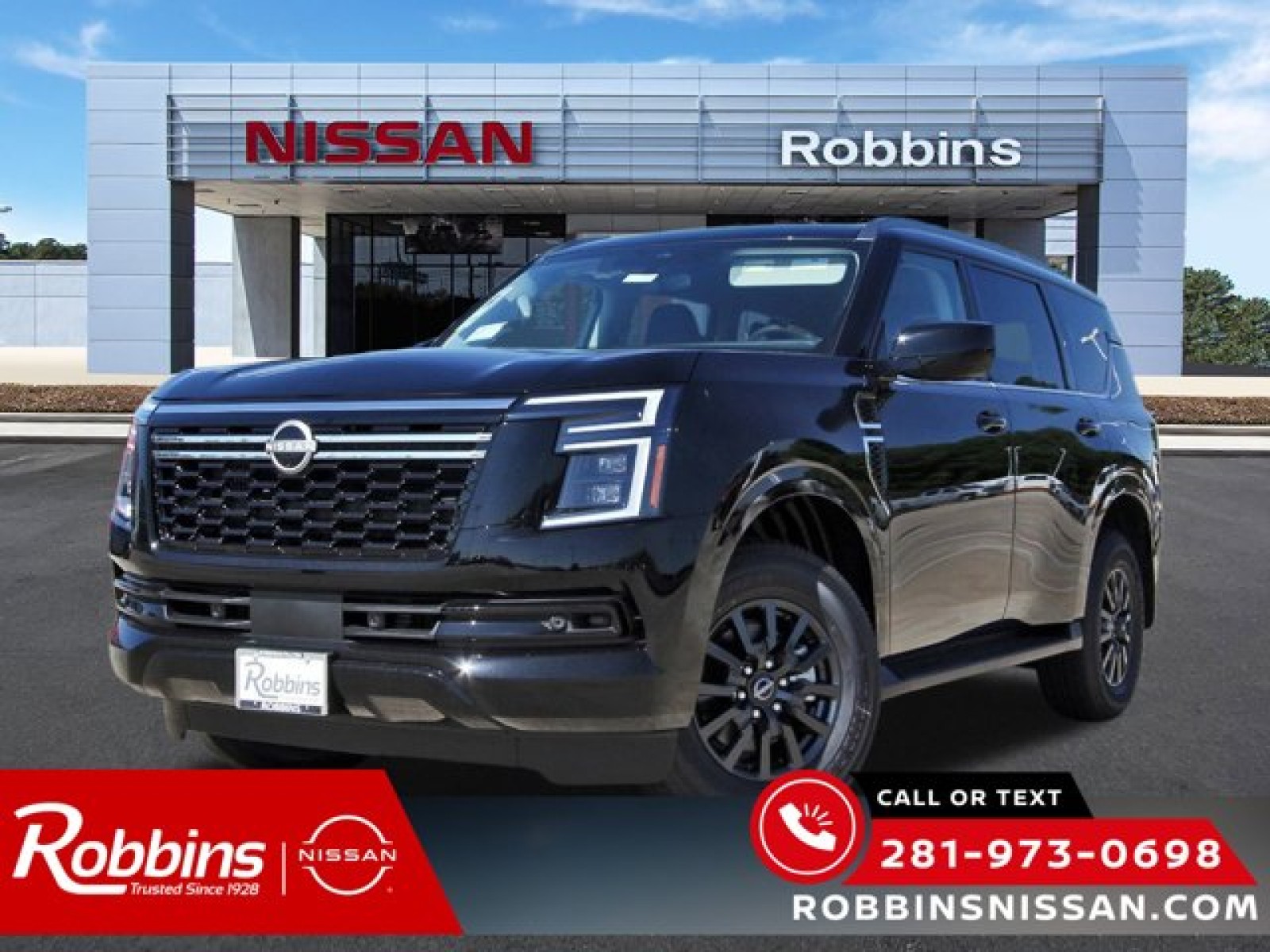 2026 Nissan Armada SV Black at Robbins Nissan