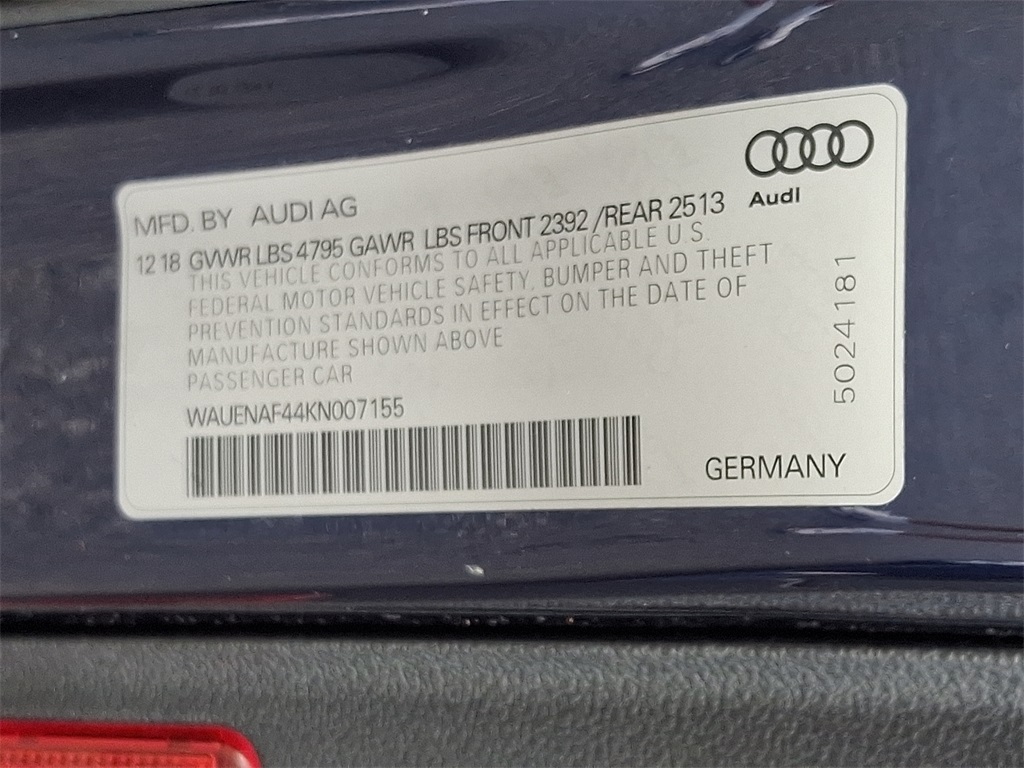 2019 Audi A4 2.0T Premium Plus Quattro photo 26