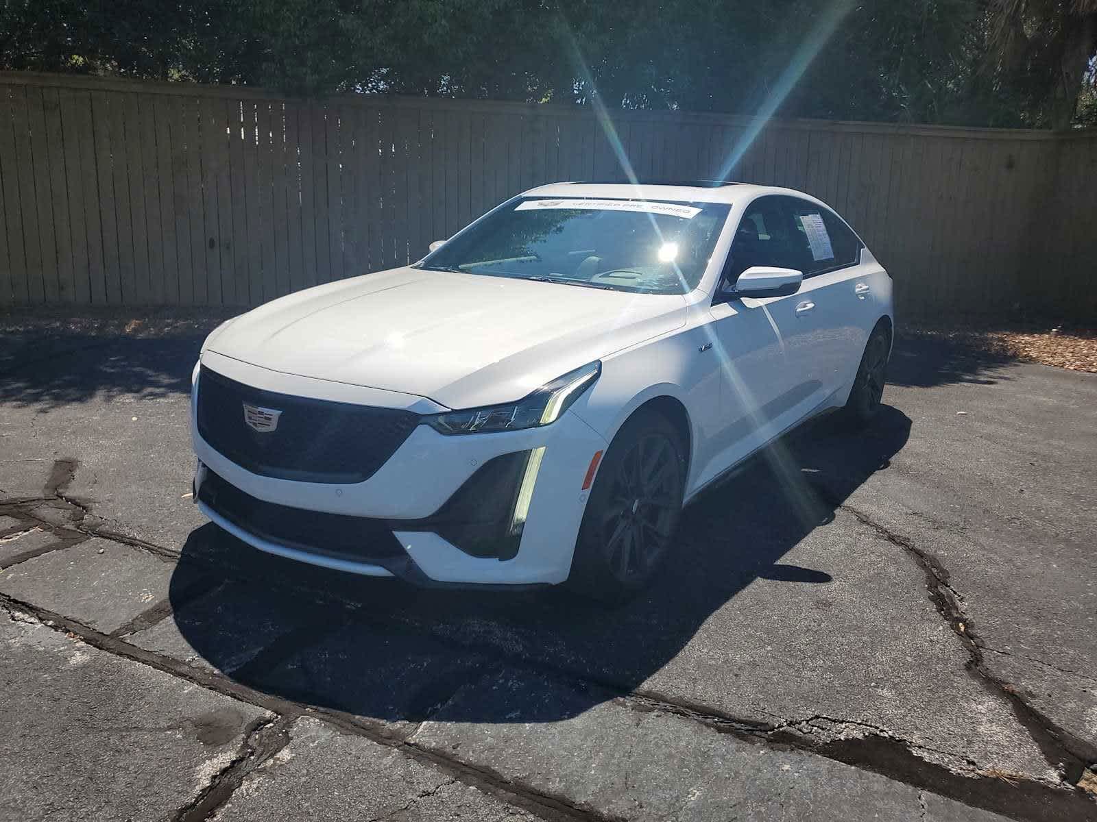 Certified Used 2021 Summit White Cadillac V-Series image 1