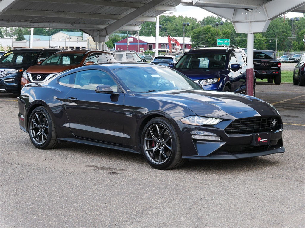 Used 2022 Ford Mustang EcoBoost Premium with VIN 1FA6P8TD4N5123299 for sale in White Bear Lake, Minnesota