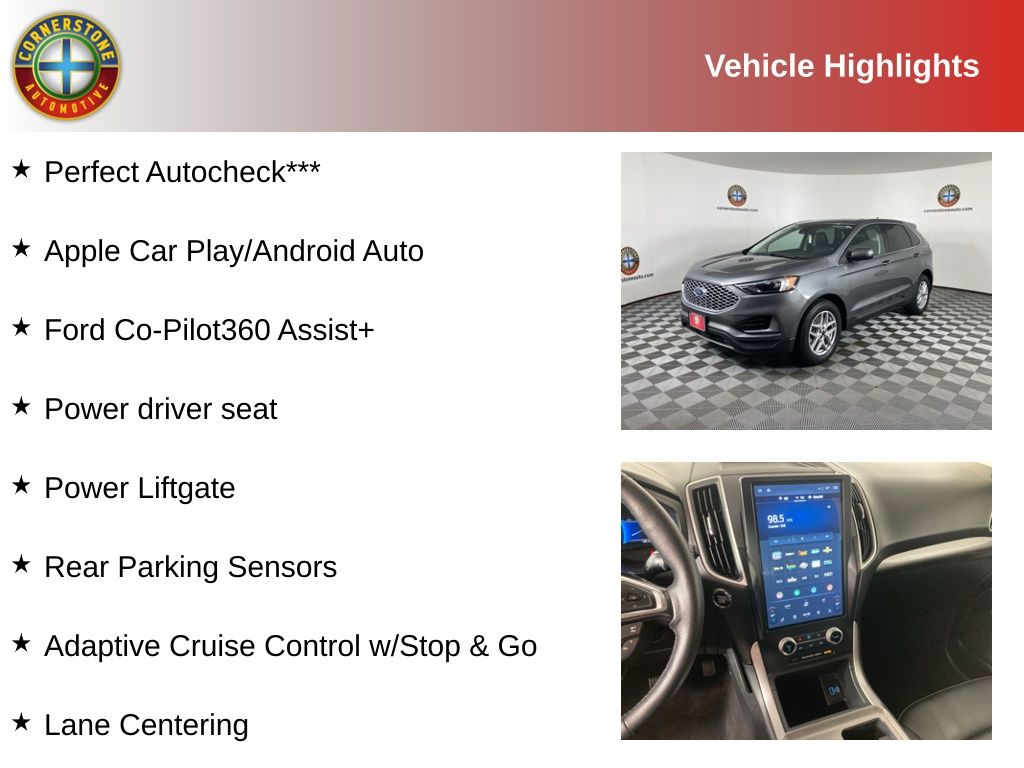 Used 2024 Ford Edge SEL with VIN 2FMPK4J91RBA89405 for sale in Elk River, Minnesota