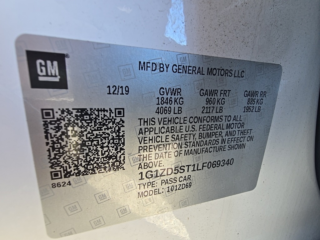 2020 Chevrolet Malibu 1LT photo 12