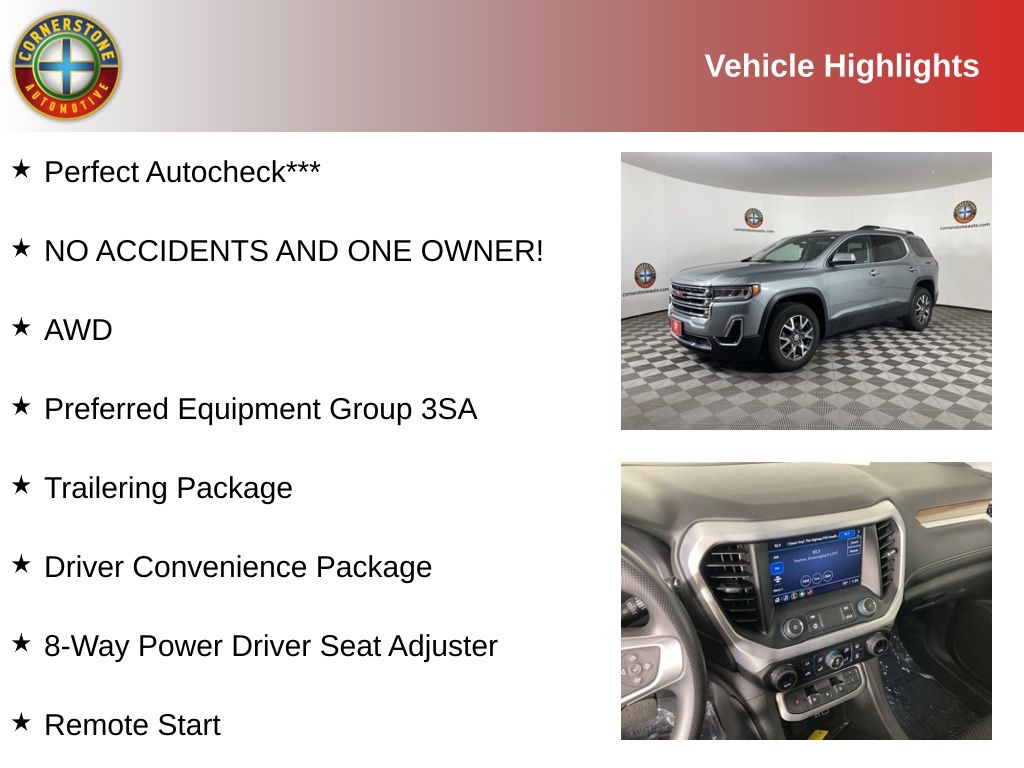 Used 2023 GMC Acadia SLE with VIN 1GKKNRL40PZ197632 for sale in Elk River, Minnesota