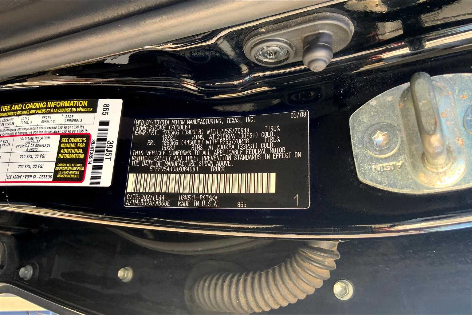 2008 Toyota Tundra SR5 photo 30