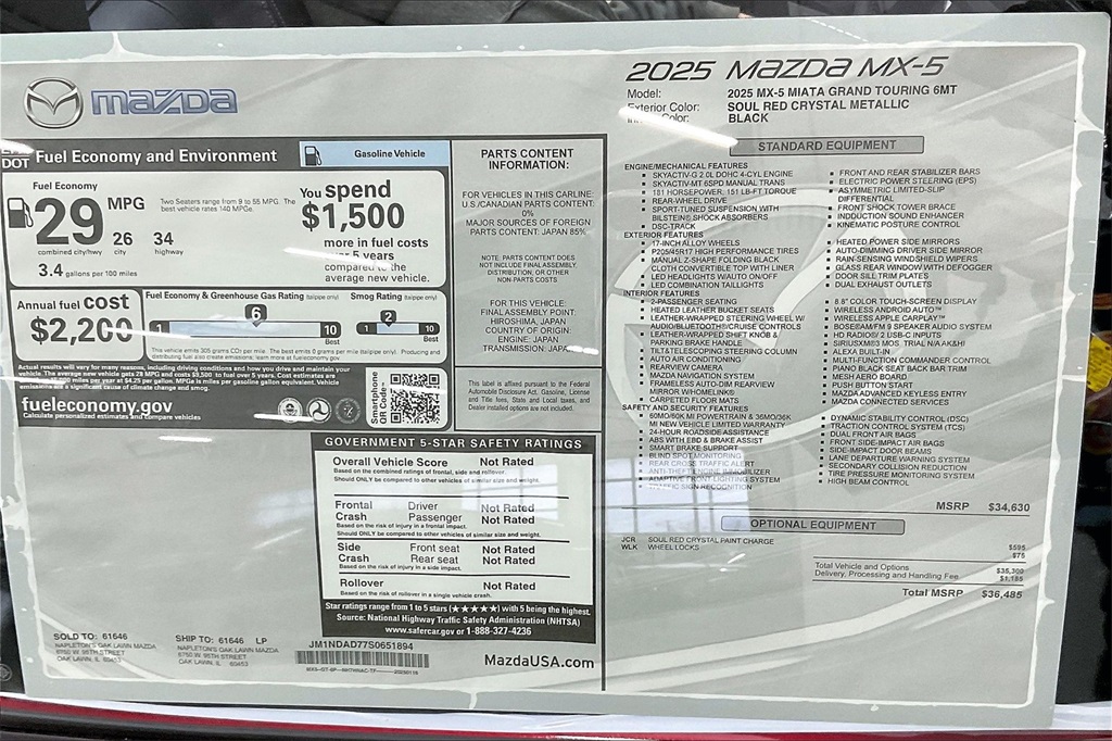 2025 MAZDA MX-5 - Image 12