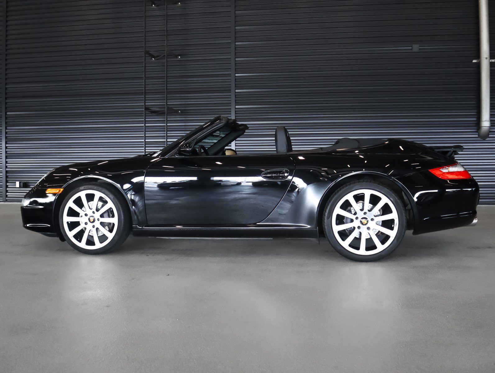 Used 2006 Black Porsche Carrera Cabriolet w/6-Spd Manual image 2