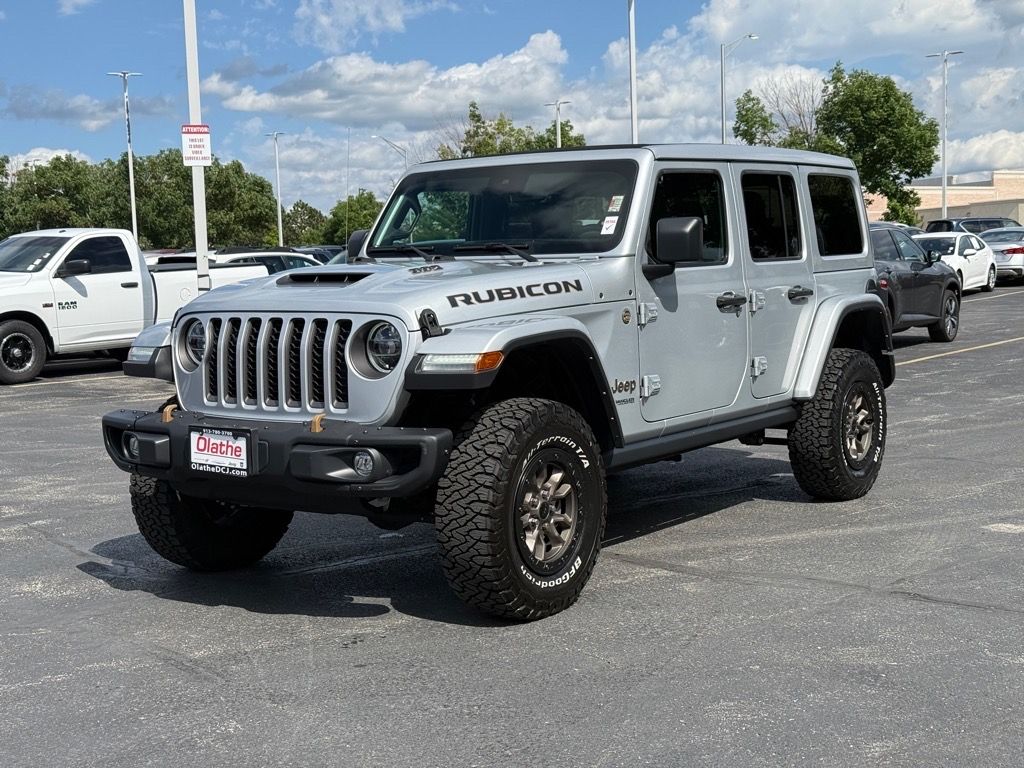 Used 2022 Jeep Wrangler Unlimited Rubicon 392 with VIN 1C4JJXSJ7NW121662 for sale in Kansas City